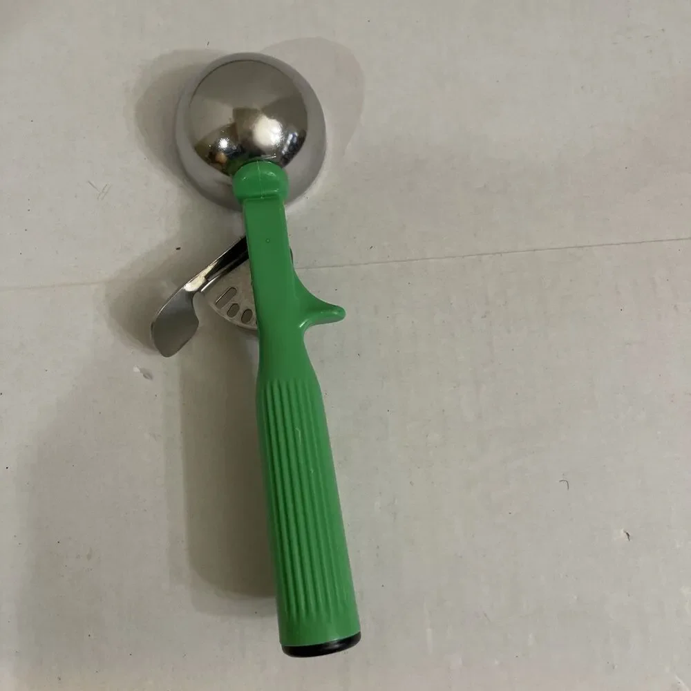 Vollrath  2 2/3oz #12 Cookie Ice Cream Scoop Stainless Steel green